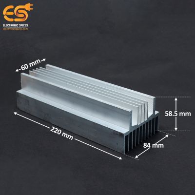 220mm x 84mm Aluminum Heatsink